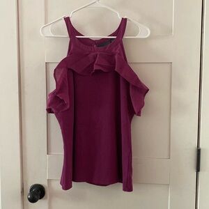 Maeve ruffle tank top